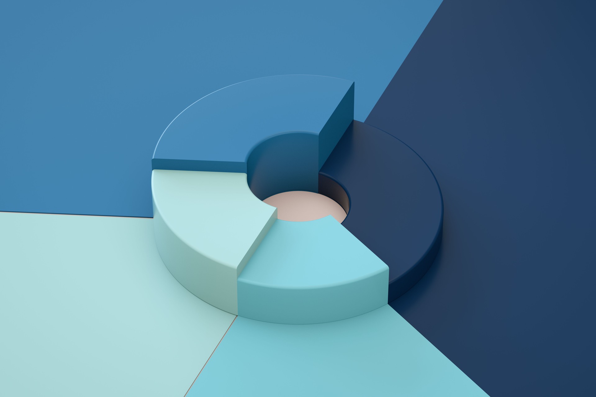 Pie Chart, Finance Concept